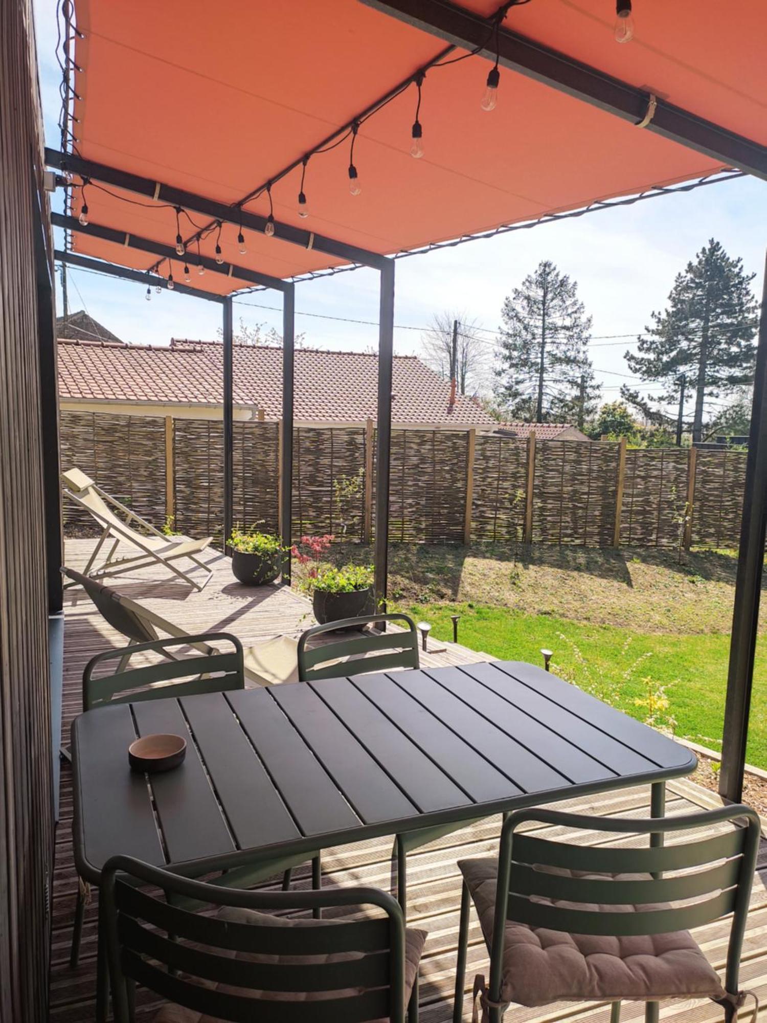 L'Ermitage - L'Ecolodge Des Monts Des Flandres - Au Coeur De 800M2 De Jardin Prive Saint-Jans-Cappel Exterior foto